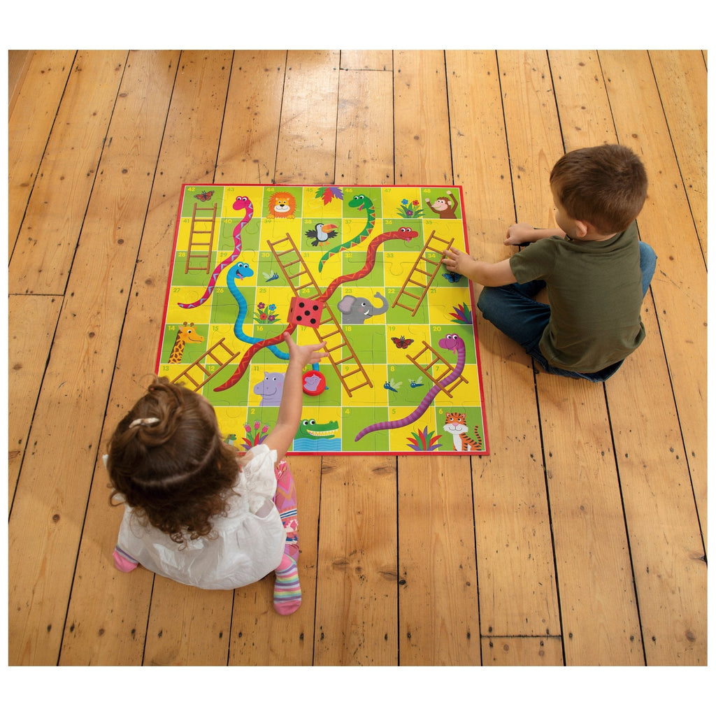 Giant Snakes and Ladders Puzzle